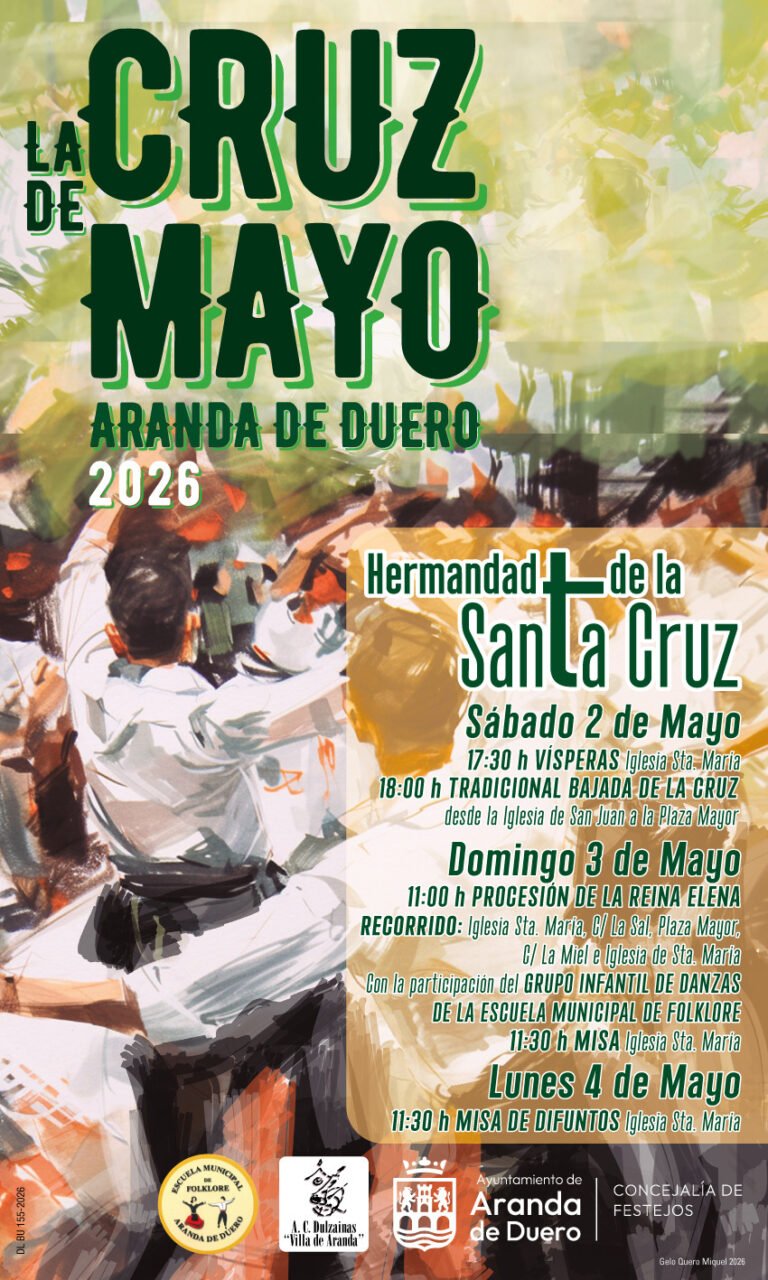 La Cruz de Mayo 2026 en Aranda de Duero: Programa y horarios