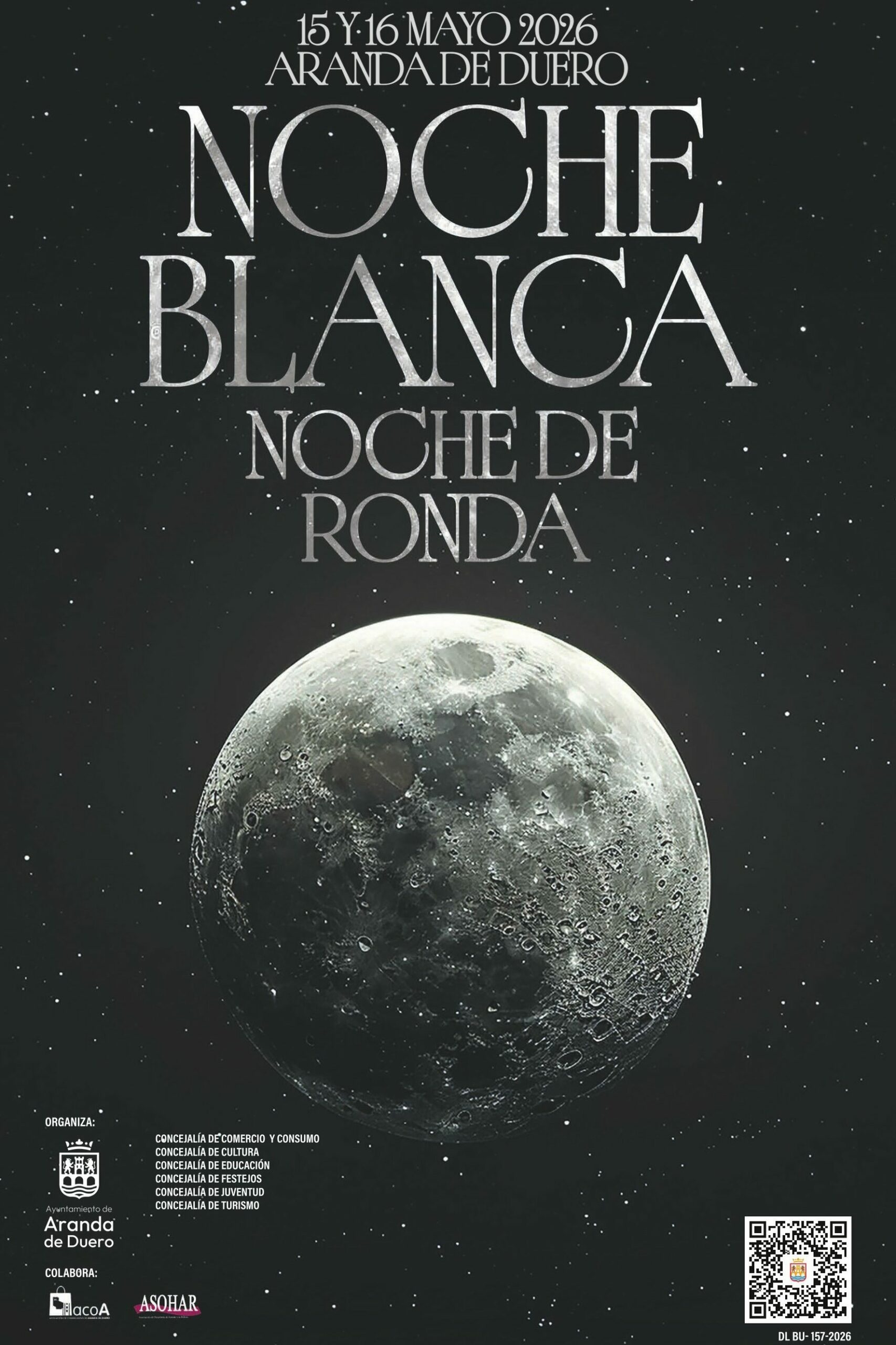 Guía completa de la Noche Blanca y Noche de Ronda 2026 en Aranda